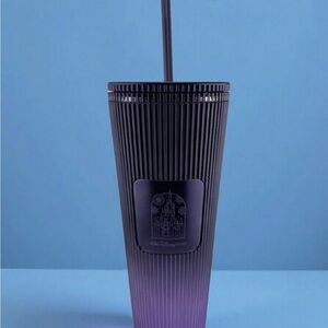Disney Parks StarBucks Walt Disney World Purple Castle Fireworks Tumbler